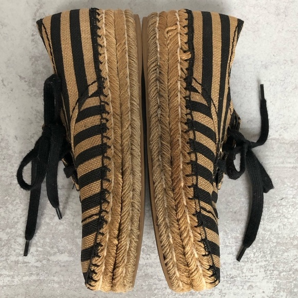 Alice And Olivia Rory Platform Lace Up Espadrilles EU 38.5 - Picture 11 of 13